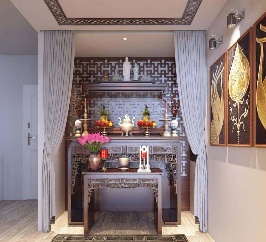 rèm ngăn phòng thờ 2 1