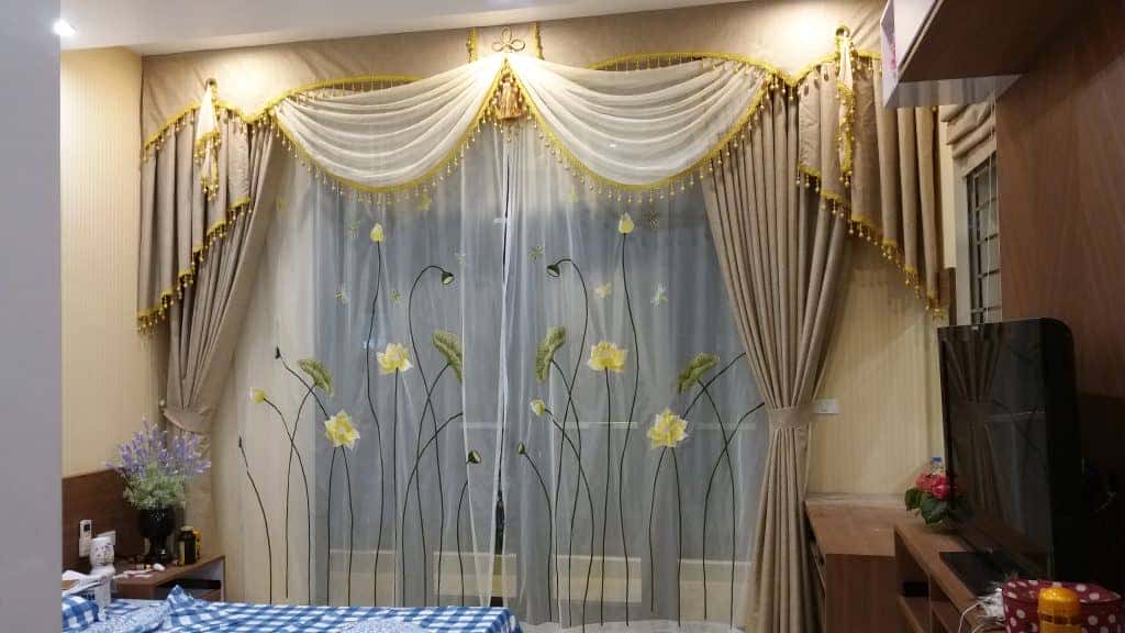 rèm thêu nghệ thuật blinds 2