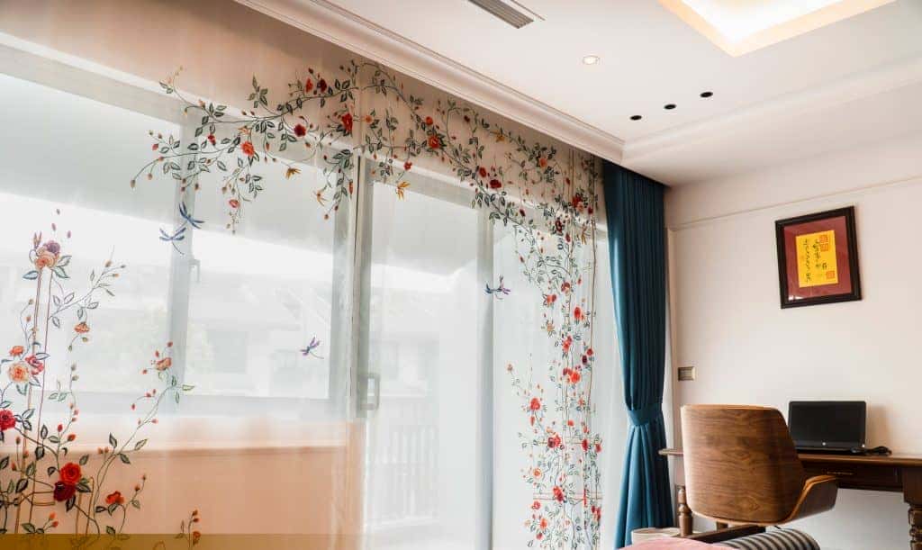 rèm thêu nghệ thuật blinds 4