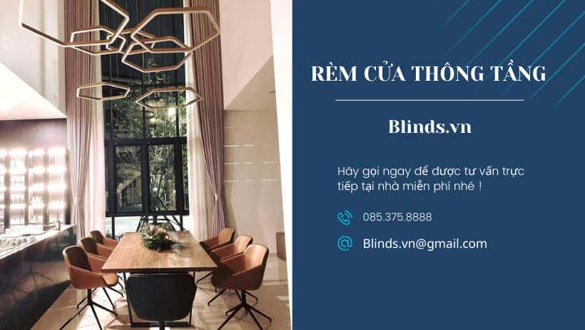 rèm cửa thông tầng
