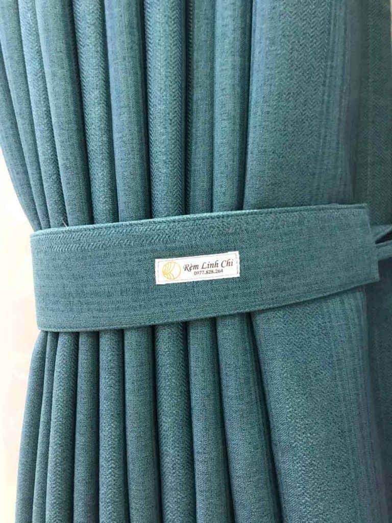 Công trình rèm vải 2 lớp mix 2 màu đẹp tại Quảng Nam 4 dai ven rem cao cap