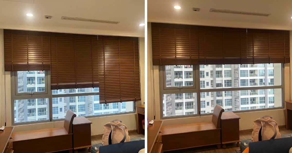 Bảng báo giá rèm sáo gỗ