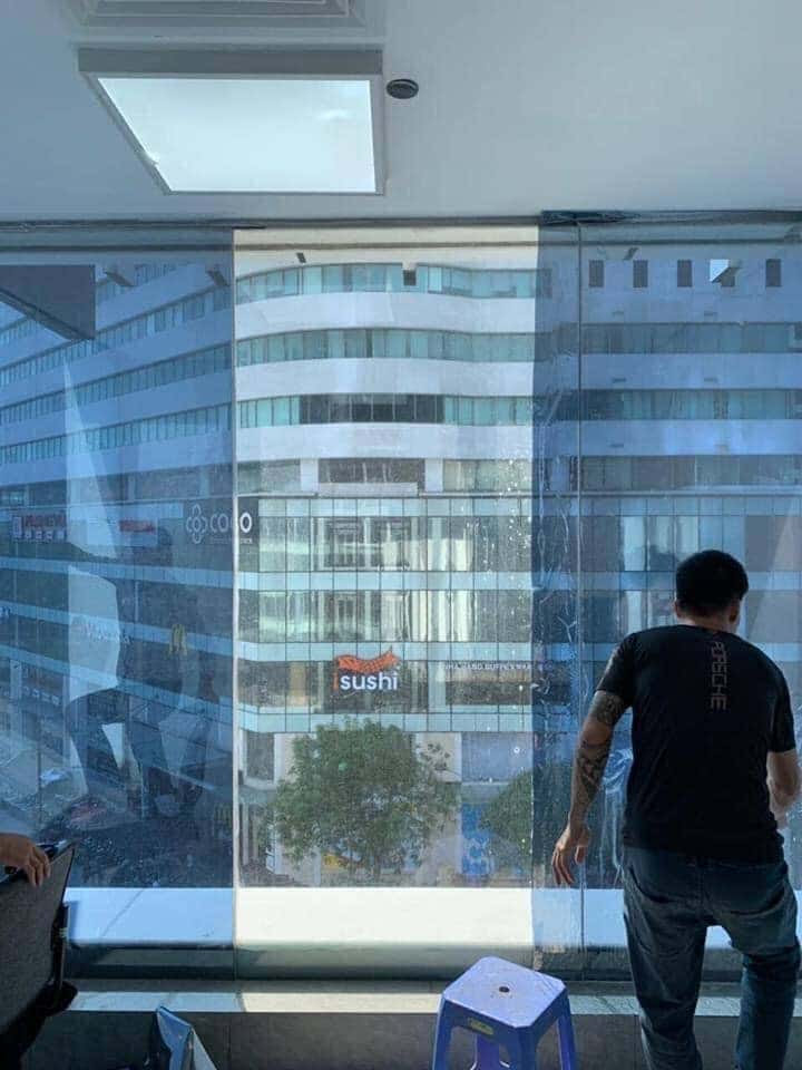 nhiet do giam ro ret khi dan phim cach nhiet