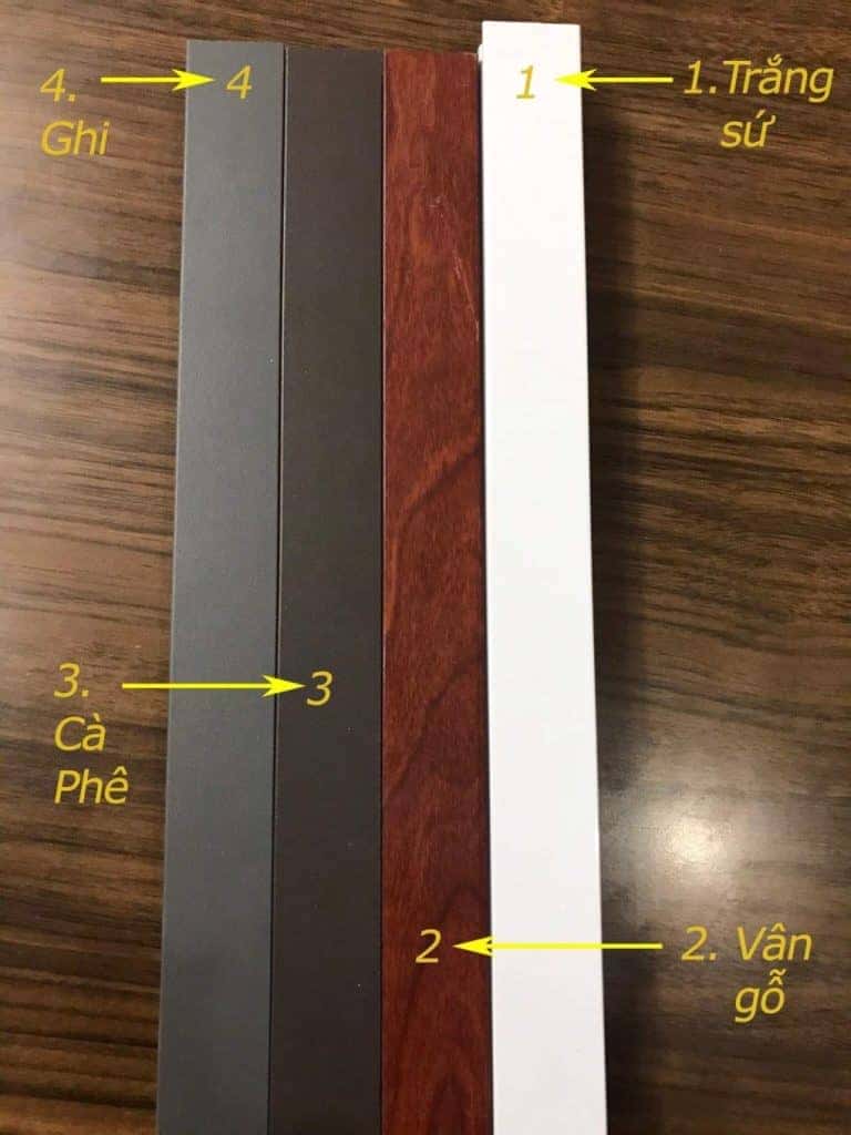 mau nhom vach to ong blinds