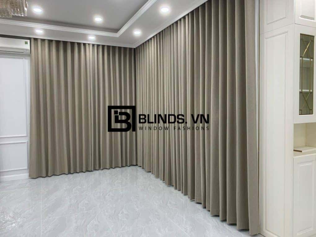 Công trình rèm vải 2 lớp blackout 100% tại nhà chị Lan Quận Tân Phú 19 blinds.vn rem vai 2 lop tan phu 21