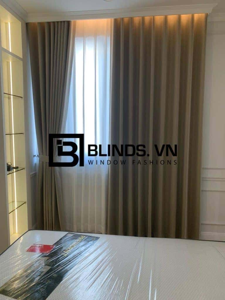 Công trình rèm vải 2 lớp blackout 100% tại nhà chị Lan Quận Tân Phú 5 blinds.vn rem vai 2 lop tan phu 7
