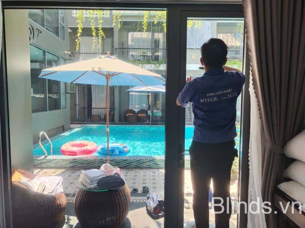 Phim cach nhiet blinds silver gray 11