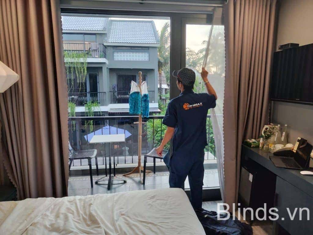 Phim cach nhiet blinds silver gray 9