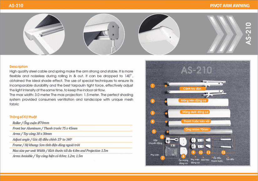 mai che cua so tu dong ngoai troi 8