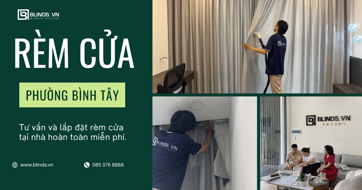 rèm cửa phường bình tây quận 6 