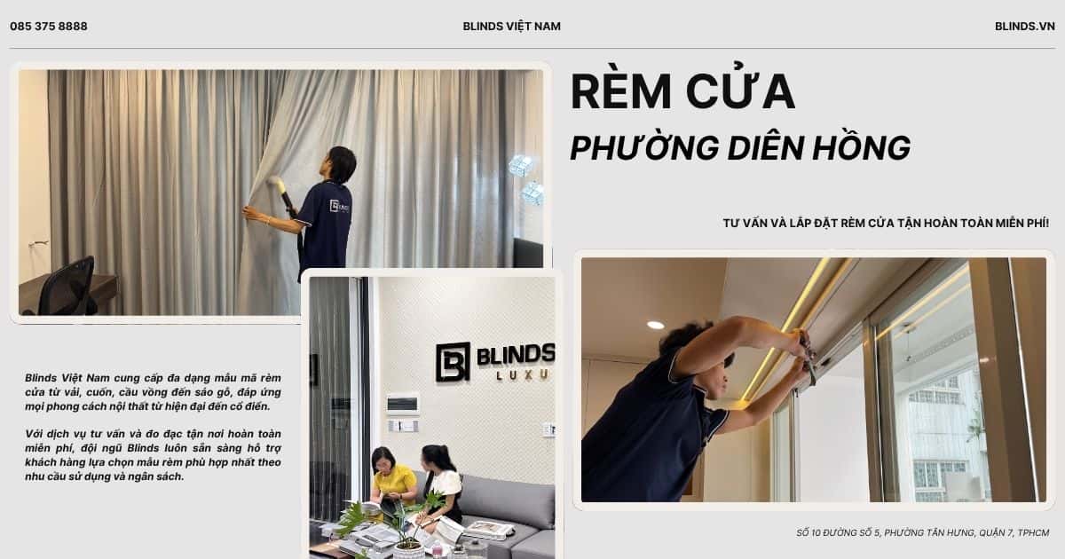 rèm cửa phường diên hồng quận 10
