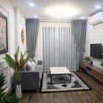 Rèm vải voan trắng 2 lớp