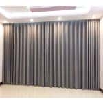 Rèm vải đẹp màu xám