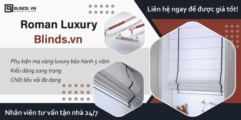bảng báo giá rèm roman
