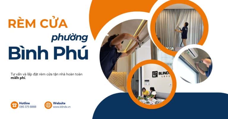 Rèm cửa phường Bình Phú quận 6