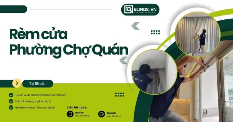 rèm của phường Chợ Quán quận 3