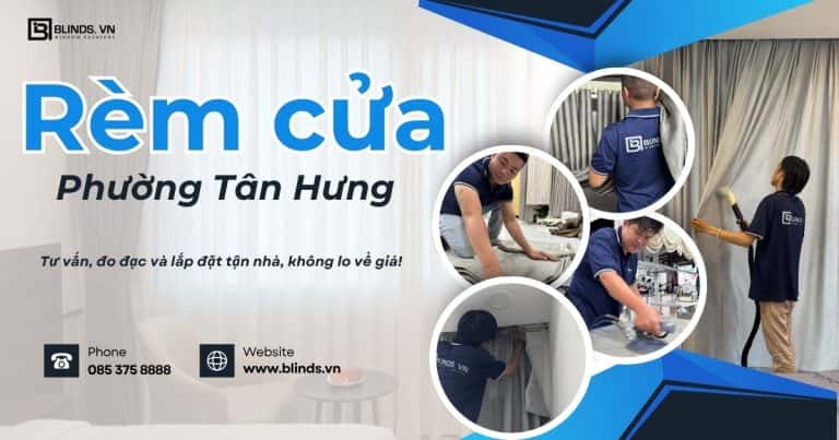 Rèm cửa phường Tân Hưng, Quận 7 - Blinds Việt Nam