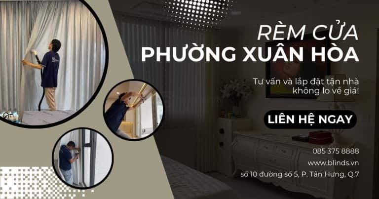 Rèm cửa Phường Xuân Hòa quận 3