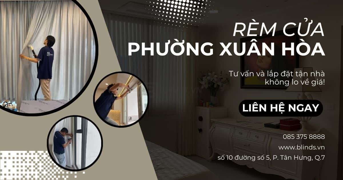 Rèm cửa Phường Xuân Hòa quận 3