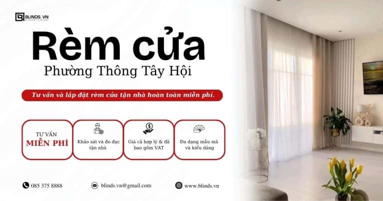 rèm cửa phường thông tây hội