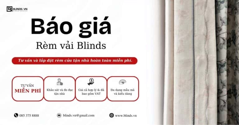 báo giá rèm vải blinds